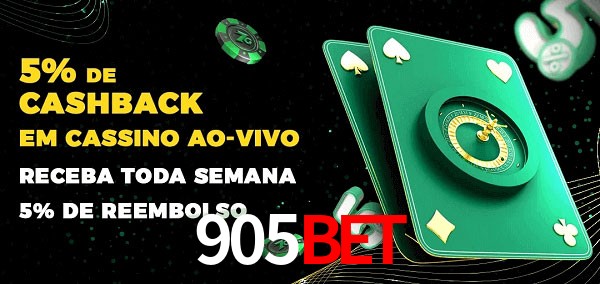 Promoções do cassino ao Vivo 905bet